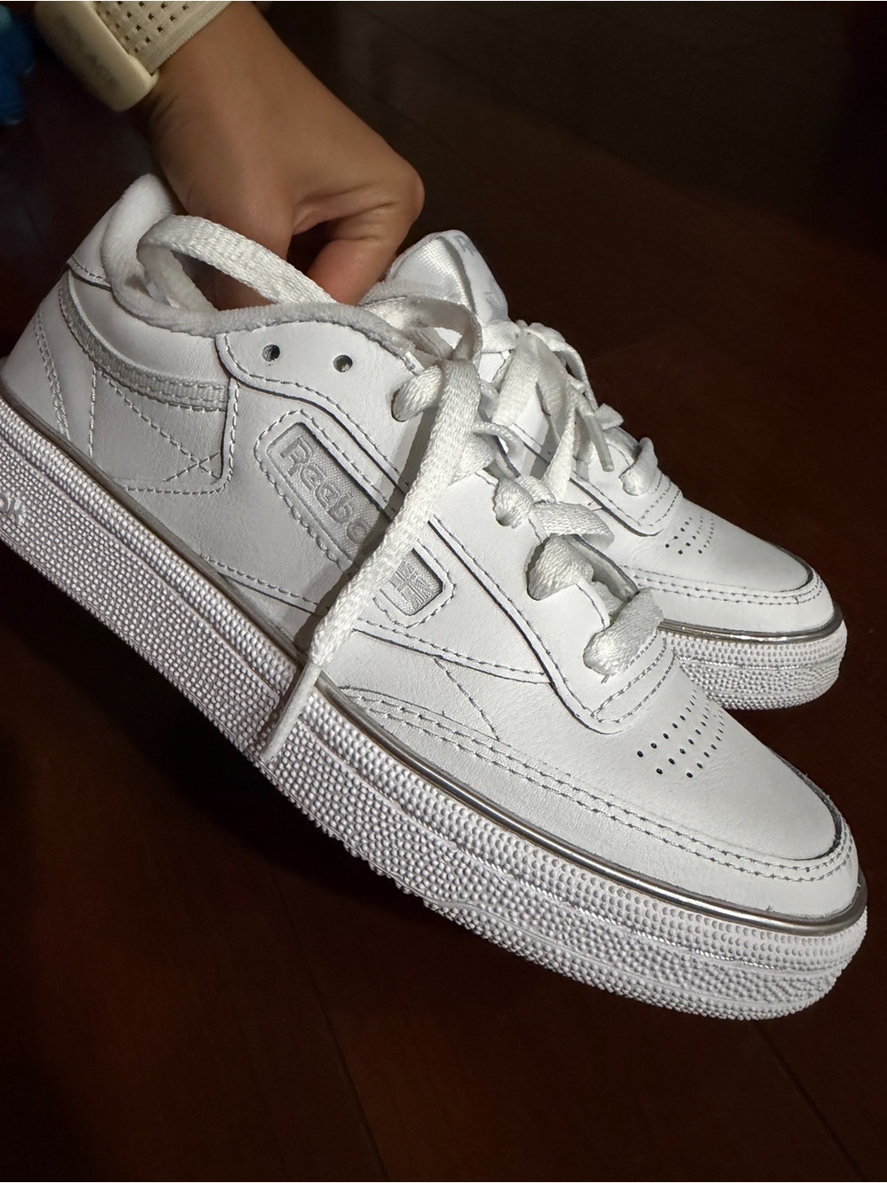 Reebok Club C 85 White Low-Top Sneakers
